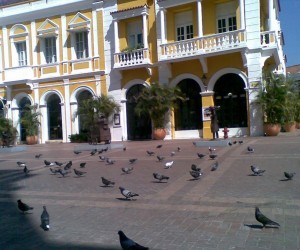 Plaza San Pedro Claver.  Fuente: Panormaio.  Por: jump1987